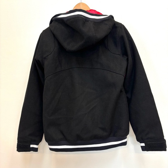 Burton DryRide Varsity Snowboard Jacket Boyfriend Fit Wool Blend Waterproof S - Picture 4 of 16